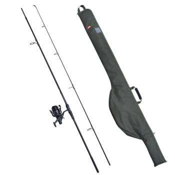 Jrc prút defender 12 ft 3,25 lb combo + navijak cr10000 fs + obal na prút