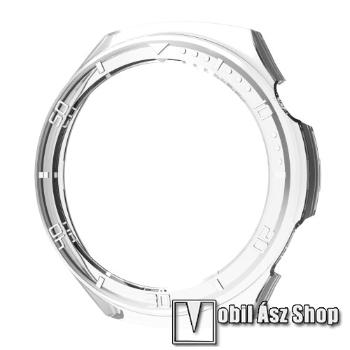 Okosóra műanyag védő tok / keret - ÁTLÁTSZÓ - HUAWEI Watch 4 Pro