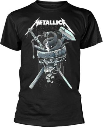 Metallica Tričko History White Logo Unisex Black XL