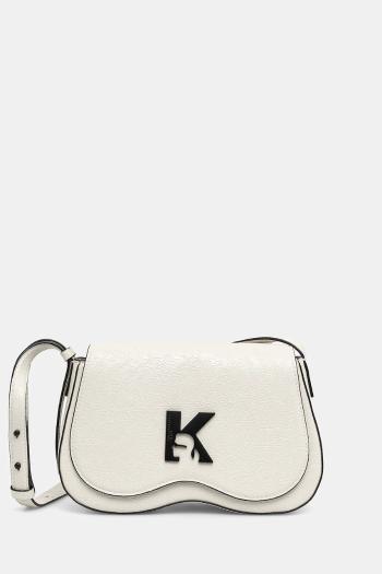 Kabelka Karl Lagerfeld Jeans biela farba, A1W30283