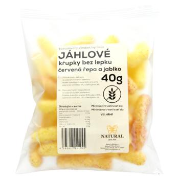 NATURAL JIHLAVA Chrumky pšeno červené repa a jablko natural 40 g