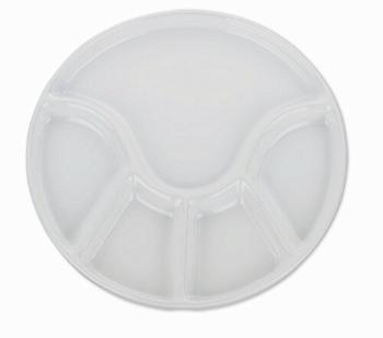 Kela Fondue tanier ANNELI 23 cm, biela