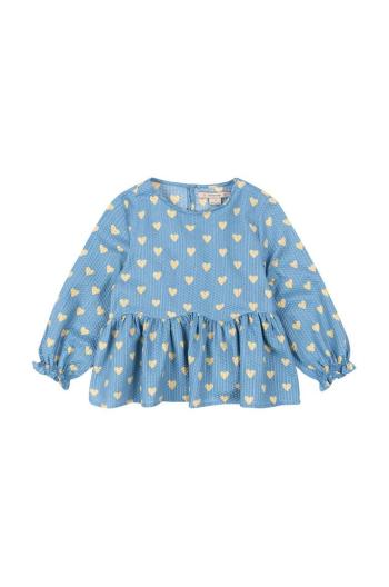 Detská bavlnená blúzka Konges Sløjd VIDA BLOUSE GOTS vzorovaná, KS101725