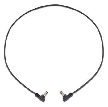 Rockboard Flat Power Cable - Black 60 cm / 23,62 angled/angled
