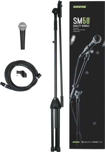 Shure SM58 Quality Bundle Vokálny dynamický mikrofón