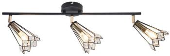 Stropné svietidlo čierne bodové 3xGU10 54cm Colly 93-01634