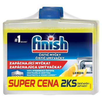 FINISH Čistič umývačky Lemon Sparkle 2 x 250 ml