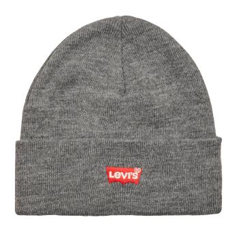 Levis  RED BATWING EMBROIDERED SLOUCHY BEANIE  Čiapky Šedá