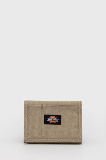 Peňaženka Dickies DK0A4X7SKHK-KHAKI, pánska, žltá farba