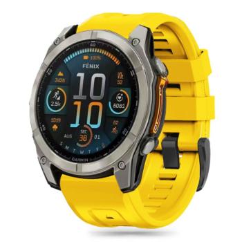 Tech-Protect Silicone remienok na Garmin Fenix 5 / 6 / 6 Pro / 7 / 8 47mm / E / 8 47mm, yellow