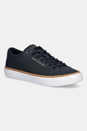 Tenisky Tommy Hilfiger TH HI VULC CORE LOW II MESH tmavomodrá farba, FM0FM05513