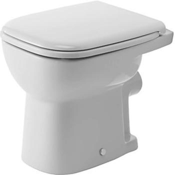 DURAVIT - D-Code Stojace WC, ploché splachovanie, zadný odpad, biela 21090900002