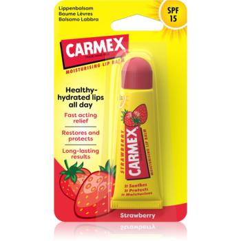 Carmex Strawberry balzam na pery v tube SPF 15 10 g
