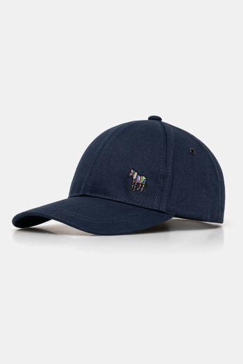 Bavlnená šiltovka Paul Smith tmavomodrá farba, s nášivkou, M1A.987DT.POZEB