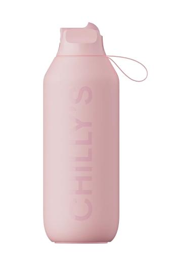 Termo fľaša Chillys Series 2, 500 ml ružová farba