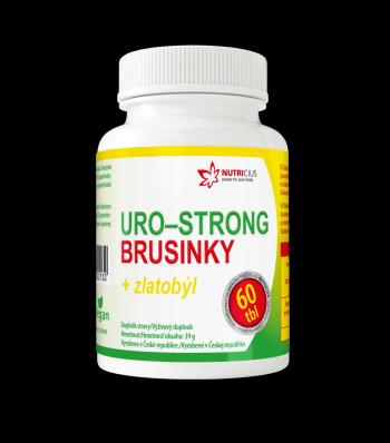 NUTRICIUS Uro-strong brusinky + zlatobýl 60 tablet