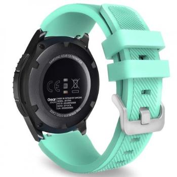 BStrap Silicone Sport remienok na Samsung Gear S3, teal (SSG006C20)