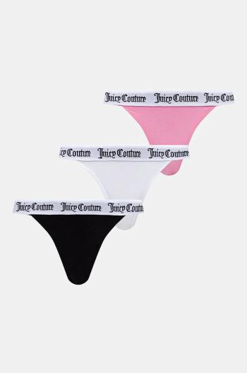 Nohavičky Juicy Couture DIDDY BRIEF PK x 3 biela farba, JCLBR224572