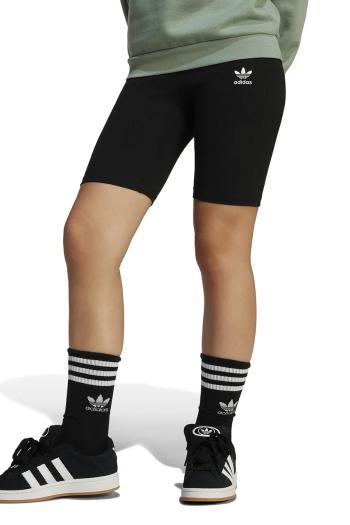 Detské krátke nohavice adidas Originals čierna farba, s potlačou, JC8435