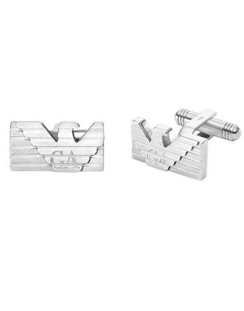 Emporio Armani Elegantné oceľové manžetové gombíky EGS3077040