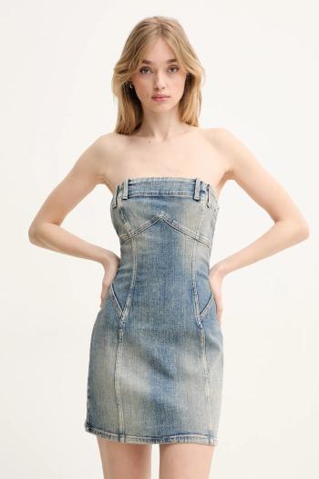 Rifľové šaty Miss Sixty mini, priliehavá, 6S1DJ57700