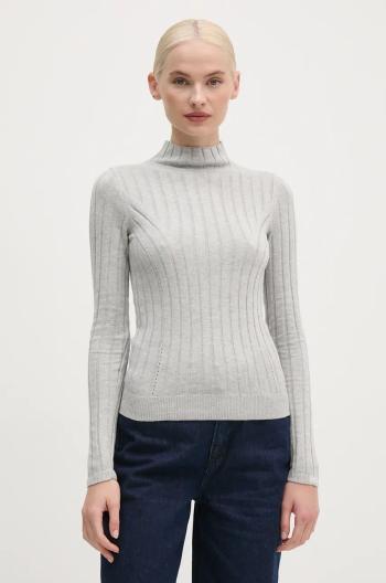 Sveter Pepe Jeans IZABEL TURTLENECK dámsky, šedá farba, PL702224