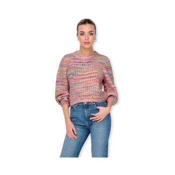 Only  Noos Carma Knit - Silver Pink  Svetre Viacfarebná