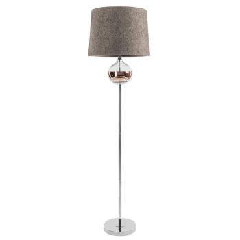 ArtFir Stojaca lampa AMORA 02 | béžová/strieborná 38 x 157 cm