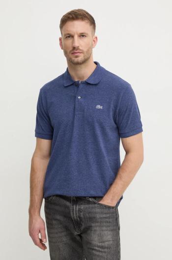 Bavlněné polo tričko Lacoste fialová barva, PH3518