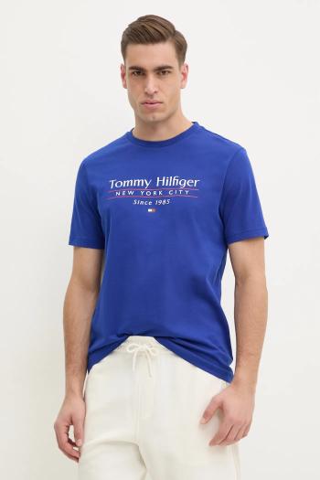 Bavlnené tričko Tommy Hilfiger pánske, s potlačou, MW0MW38621