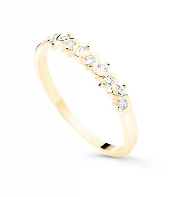 Cutie Jewellery Štýlový prsteň zo žltého zlata Z8022-2086-10-X-1 57 mm