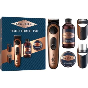 Gillette King C. Perfect Beard Kit Pro darčeková sada pre mužov