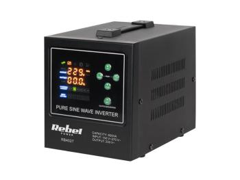 Zdroj záložný REBEL POWER-800-LFP4 12V 230V 800VA 500W Black