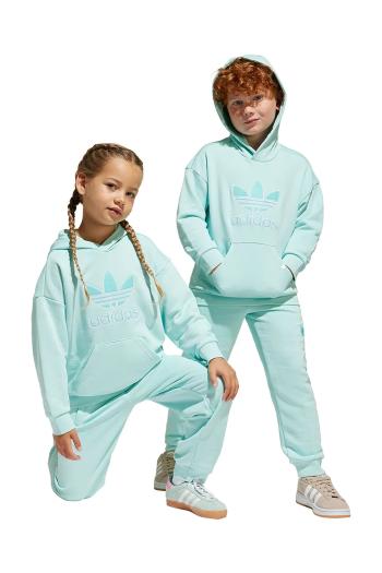 Detská tepláková súprava adidas Originals tyrkysová farba, JC7875