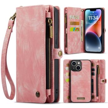 WALLET Ochranný kryt s peňaženkou 2v1 pre Apple iPhone 14 ružový