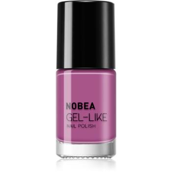 NOBEA Day-to-Day Gel-like Nail Polish lak na nechty s gélovým efektom odtieň #N70 Pink orchid 6 ml