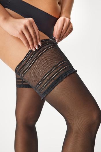Samodržiace pančuchy Plus Size Chic 30 DEN