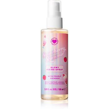 I Heart Revolution Milkshake Strawberry Shimmer rozjasňujúci fixačný sprej 50 ml