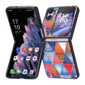 JSM COLOR Kryt s držiakom Oppo Find N2 Flip COLORFUL RHOMBUS