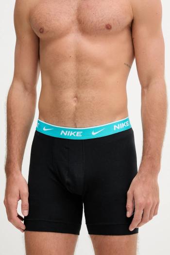 Boxerky Nike 3-pak pánske, čierna farba, 0000KE1007
