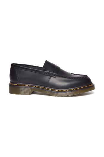 Kožené mokasíny Dr. Martens Penton čierna farba, DM30980001