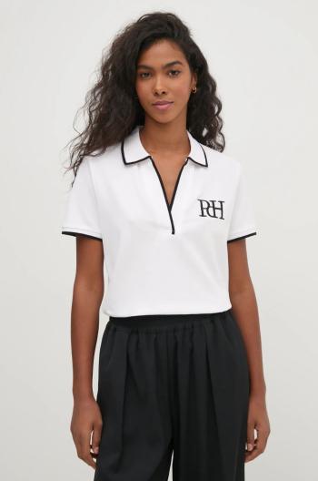 Polo tričko Pedro del Hierro dámske, biela farba, 4538933