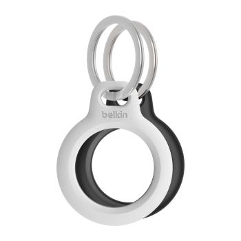 Belkin Bezpečné puzdro na AirTag s krúžkom na kľúče – čierne & biele – 2pack