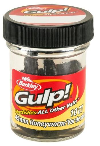 Berkley umelé nástrahy gulp honey worm-black 4,5 cm