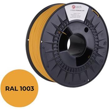 C-TECH filament PREMIUM LINE PLA signálna žltá RAL1003 (3DF-P-PLA1.75-1003)