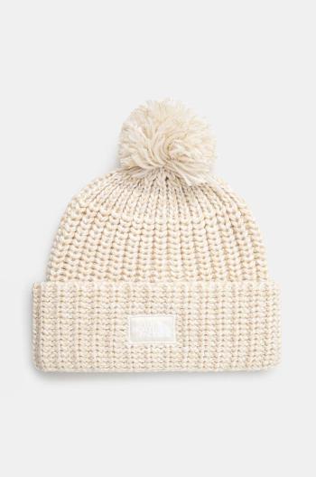 Čiapka The North Face Cozy Chunky Cabin Beanie béžová farba, NF0A887W86I1