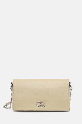 Kabelka Calvin Klein béžová farba, K60K612806