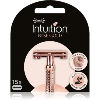 Wilkinson Sword Intuition Rose Gold Blades náhradné žiletky 15 ks