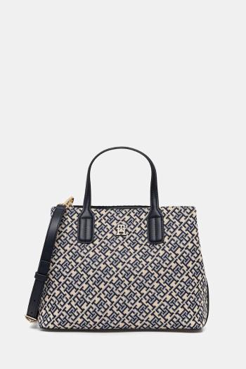 Kabelka Tommy Hilfiger tmavomodrá farba, AW0AW17444