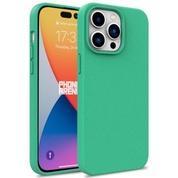 ECO RUBBER Ochranný obal Apple iPhone 16 Pro Max svetlozelený